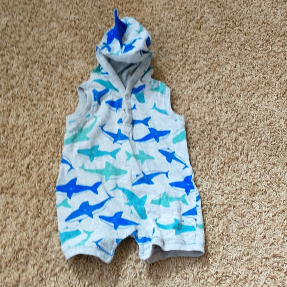 Shark themed bodysuit